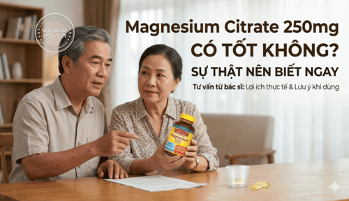 Sự thật nên biết ngay trước khi dùng Nature Made Magnesium Citrate 250mg