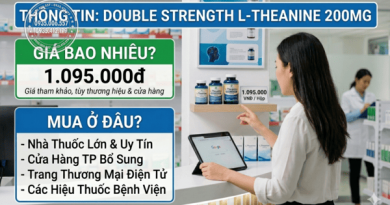 Thuốc Double Strength L Theanine 200mg Giá Bao Nhiêu Và Mua Ở Đâu?