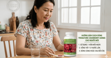 Cách dùng thuốc Trunature Cranberry 650mg cho người mới