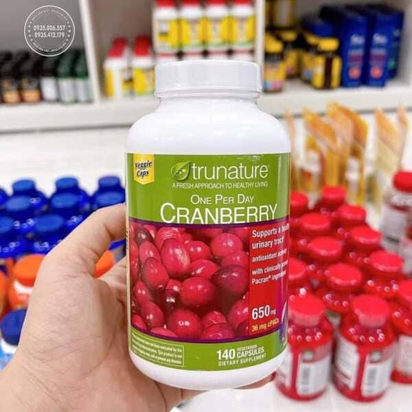 Trunature Cranberry 650mg là gì?