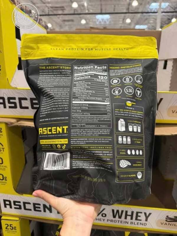 Mua Bột Protein Ascent 100% Whey chính hãng ở đâu?