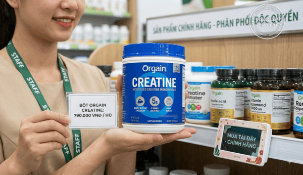 Bột Orgain Creatine giá bao nhiêu? Mua ở đâu chính hãng? Bột Orgain Creatine giá bao nhiêu? Mua ở đâu chính hãng?