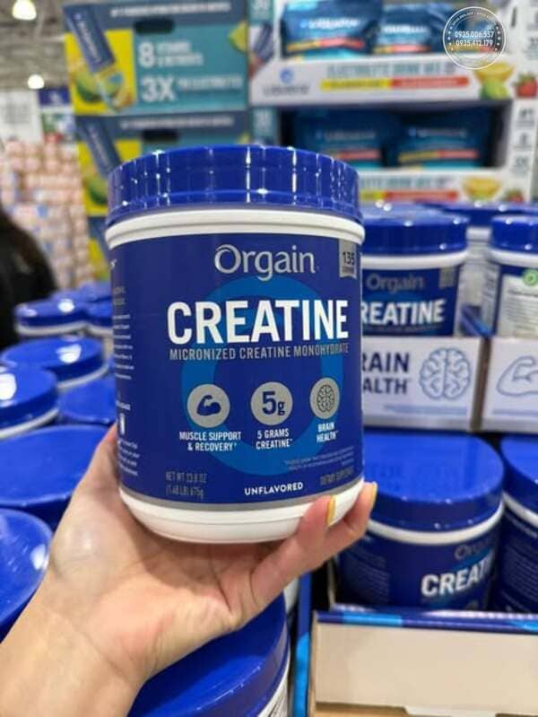 Bột Orgain Creatine giá bao nhiêu? Cập nhật mức giá mới nhất